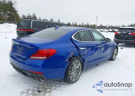 2021 Genesis G70 2.0T Awd from USA, damaged, VIN KMTG64LA4MU075339